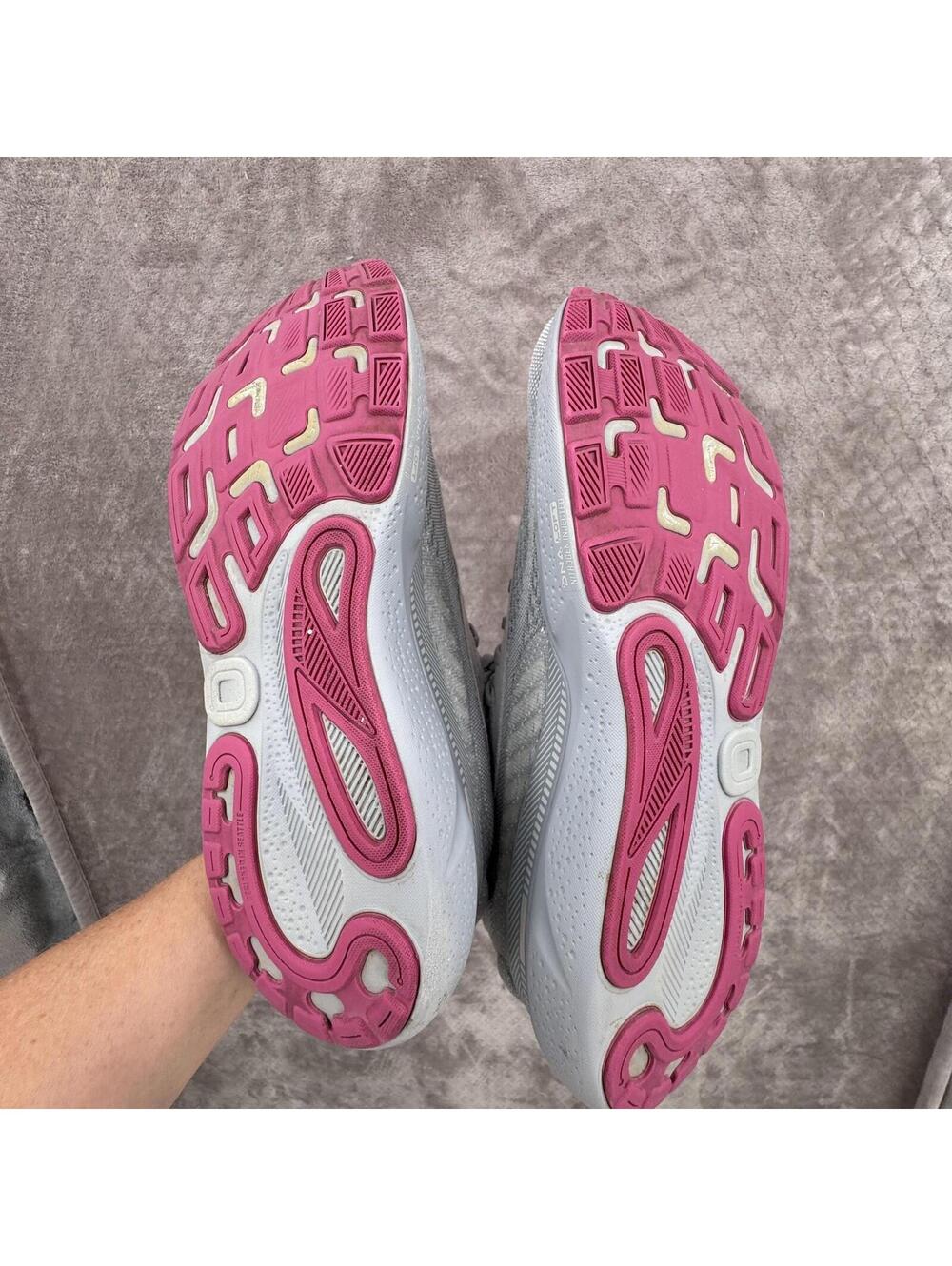 Brooks Adrenaline GTS Shoes Womens 10.5 Gray Running Sneakers Narrow 1204262A019 - Picture 5 of 16